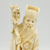 Chinese Ivory Shoulau With Lotus Bloom 20th
