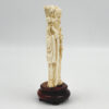 Chinese Ivory Shoulau With Lotus Bloom 20th