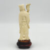 Chinese Ivory Shoulau With Lotus Bloom 20th