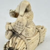 Japanese Netsuke Man With Pipe Signed 19th