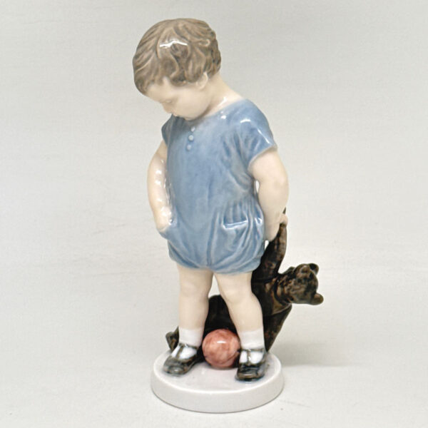 Copenhagen Figurine Boy With Teddy  3468