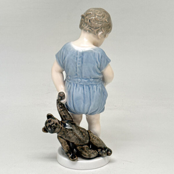 Copenhagen Figurine Boy With Teddy  3468