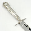 Hallmarked Silver Decorative George VI Dagger Sheffield 1963
