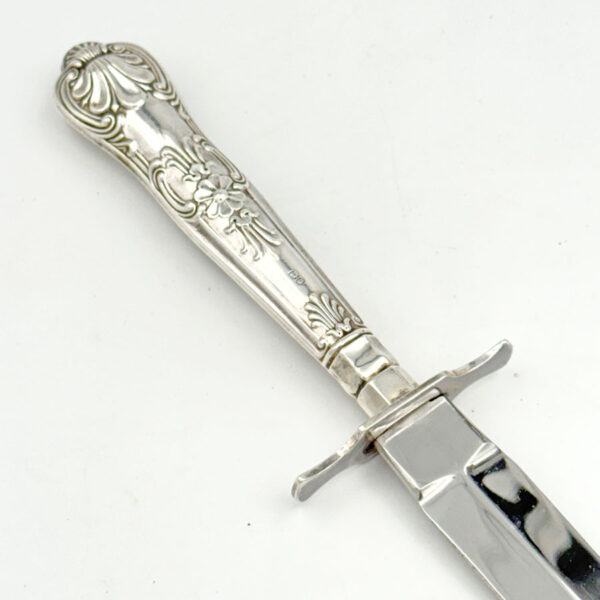 Hallmarked Silver Decorative George VI Dagger Sheffield 1963