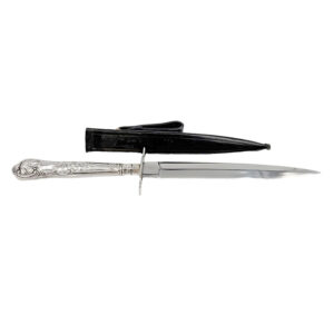 Hallmarked Silver Decorative George VI Dagger Sheffield 1963