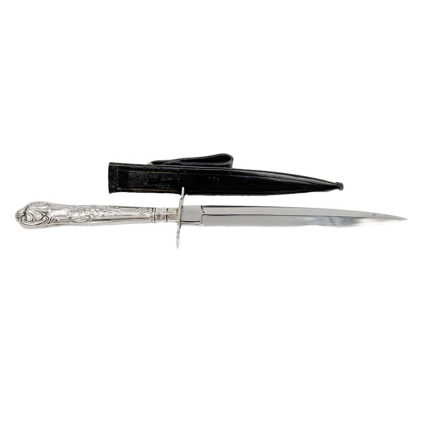 Hallmarked Silver Decorative George VI Dagger Sheffield 1963