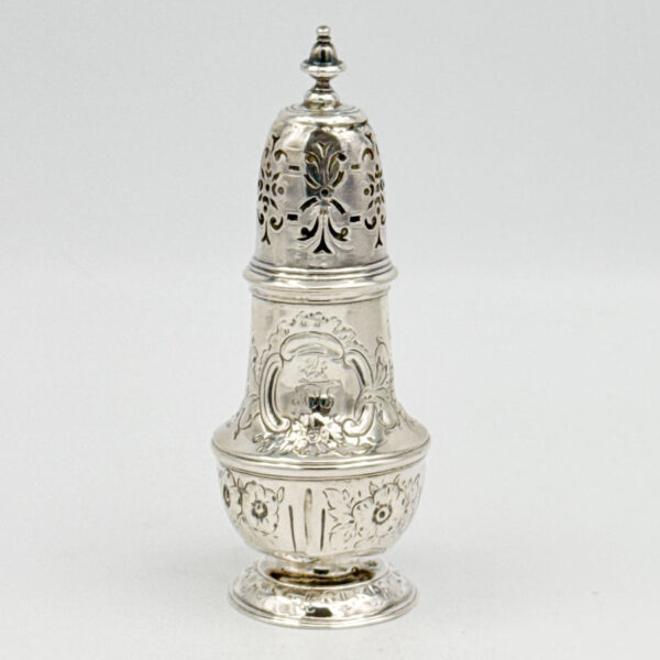 Hallmarked Silver Pepperette London 1736 Samuel Wood