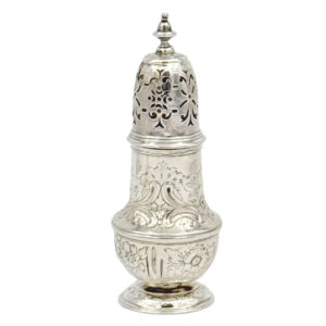 Hallmarked Silver Pepperette London 1736 Samuel Wood
