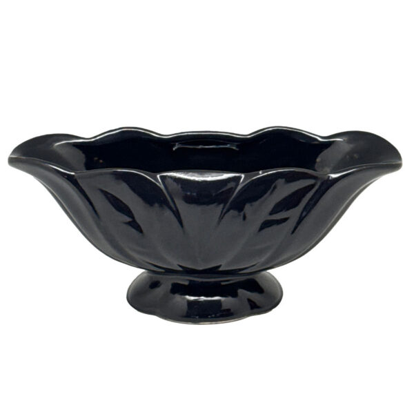 Lucia Ware Black Flared Vase By Boksburg East Pottery C1970