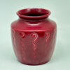 Lucia Ware Burgundy Vase By Boksburg East Pottery C1970