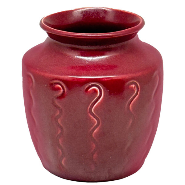 Lucia Ware Burgundy Vase By Boksburg East Pottery C1970