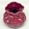Lucia-ribbon-base-2 Lucia Ware Burgundy Ribbon Vase By Boksburg East Pottery C1970