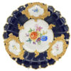 Meissen Hand Painted Spring Floral Bouquet Gilded Bowl 20th