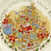 Rare Royal Doulton Bunnykins Merry Christmas Plate
