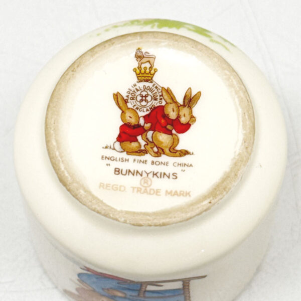Rare Royal Doulton Bunnykins Rocking Chair Egg Cup