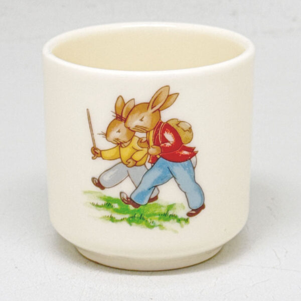 Rare Royal Doulton Bunnykins Walking Stick  Egg Cup