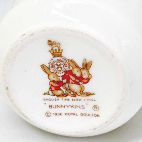 Rare Royal Doulton Bunnykins Walking Stick  Egg Cup