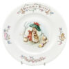 Royal Albert Beatrix Potter Benjamin Bunny Christening Plate