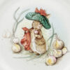 Royal Albert Beatrix Potter Benjamin Bunny Christening Plate
