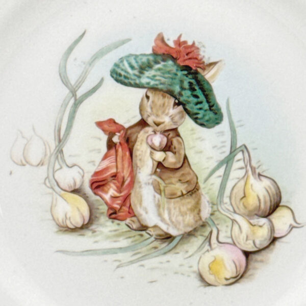 Royal Albert Beatrix Potter Benjamin Bunny Christening Plate