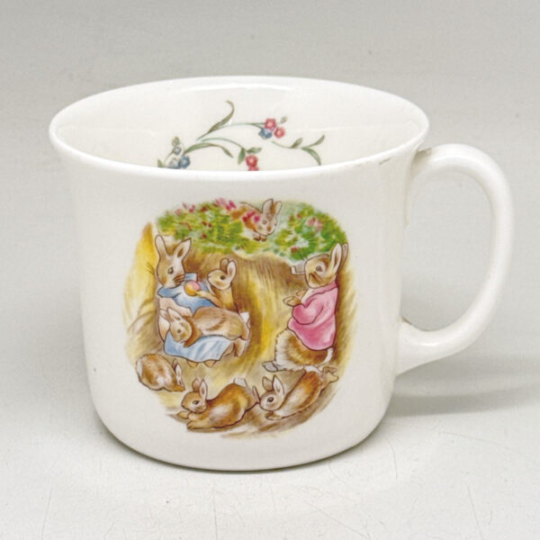 Royal Albert Beatrix Potter Flopsy Bunnies Christening Mug