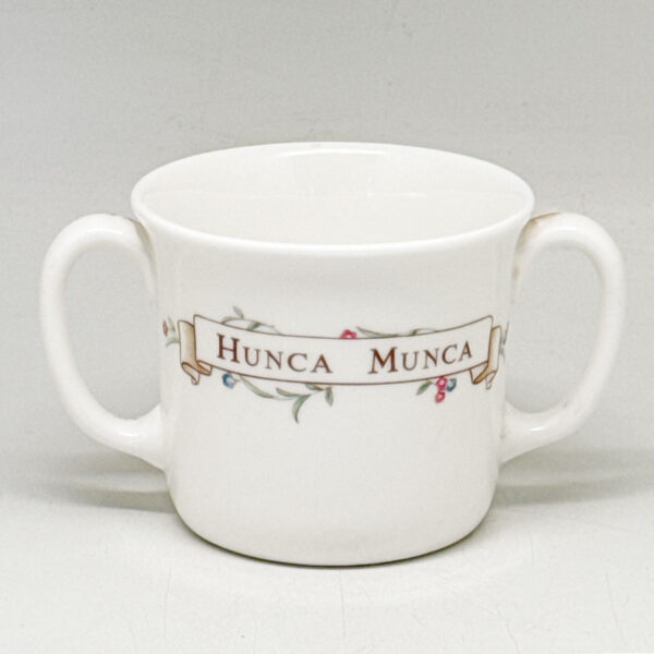 Royal Albert Beatrix Potter Hunca Munca  Christening Double Handle Mug