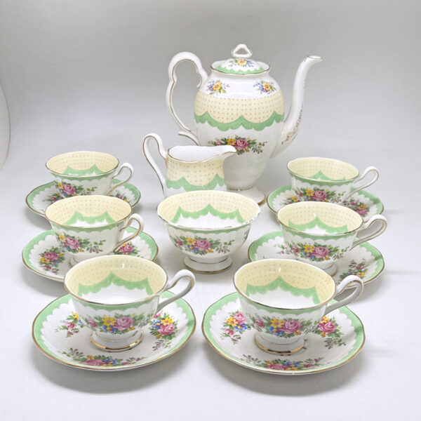 Royal Albert Crown Prudence Coffee Service C1927