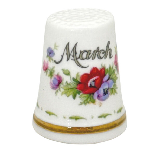 Royal Albert Flower Of The Month March Thimble