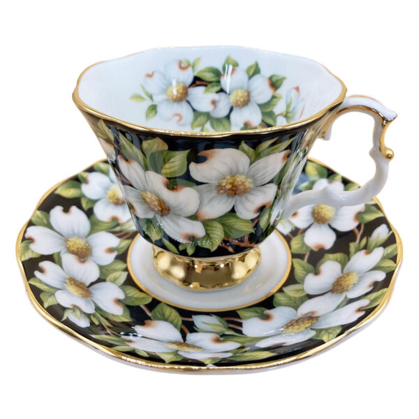 Royal Albert Provincial Flowers Dogwood Tea Duo
