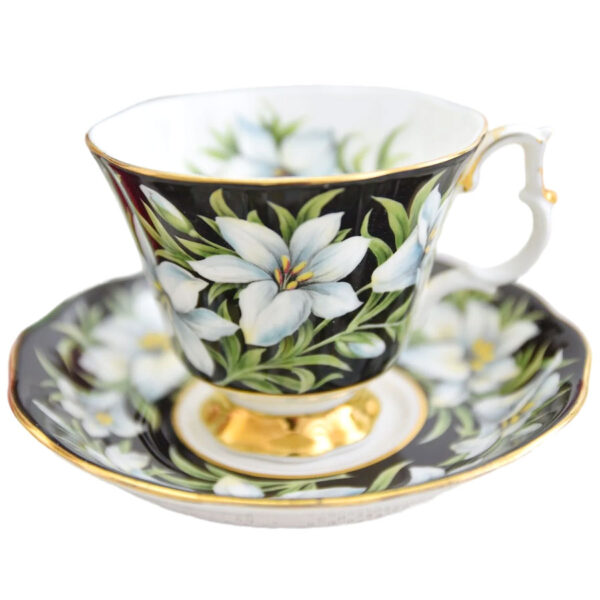Royal Albert Provincial Flowers Madonna Lily  Tea Duo