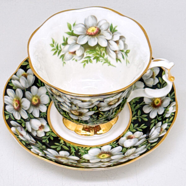 Royal Albert Provincial Flowers Mountain Avens Tea Duo