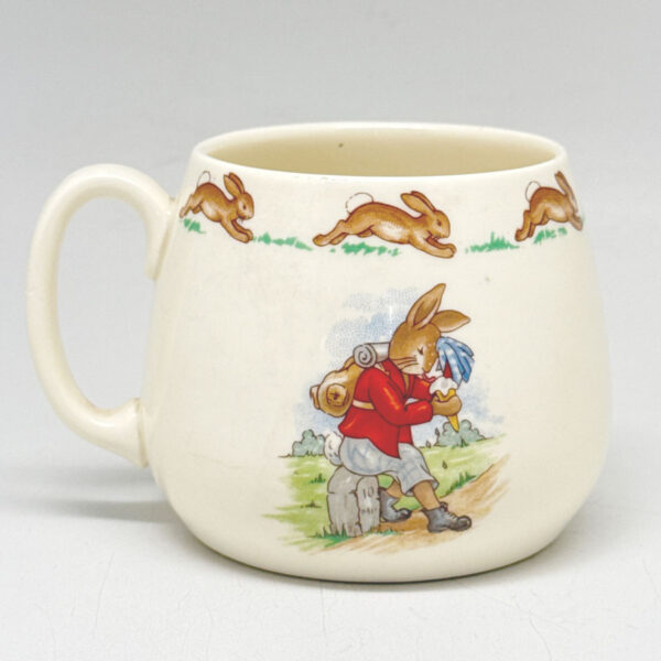 Royal Doulton Bunnykins Christening Mug Ice Cream Bicycle