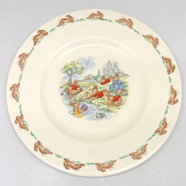Royal Doulton Bunnykins Lake Picnic Plate 16cm