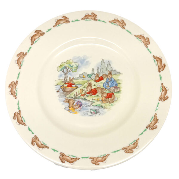 Royal Doulton Bunnykins Lake Picnic Plate 16cm