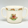 Royal Doulton Bunnykins Two Handle Mug Spilling the Carrots