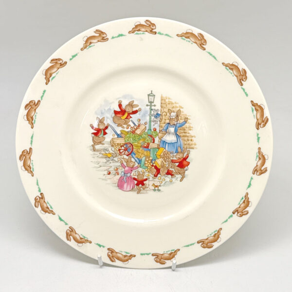 Royal Doulton Bunnykins Vegetable Barrow Plate 20cm