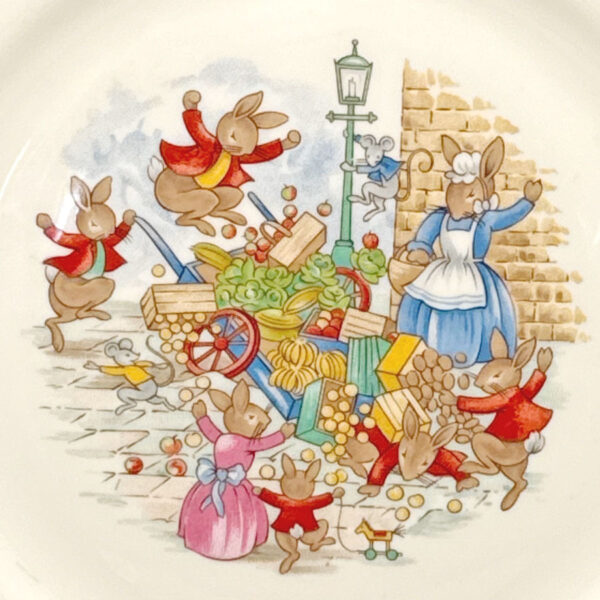Royal Doulton Bunnykins Vegetable Barrow Plate 20cm