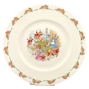 Royal-Doulton-Bunnykins-Vegetable-Barrow-Plate Royal Doulton Bunnykins Vegetable Barrow Plate 20cm