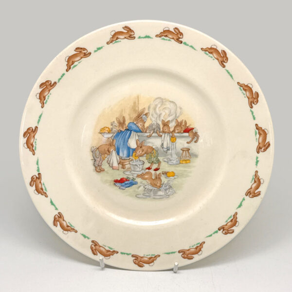 Royal Doulton Bunnykins Washing Day Plate 20cm