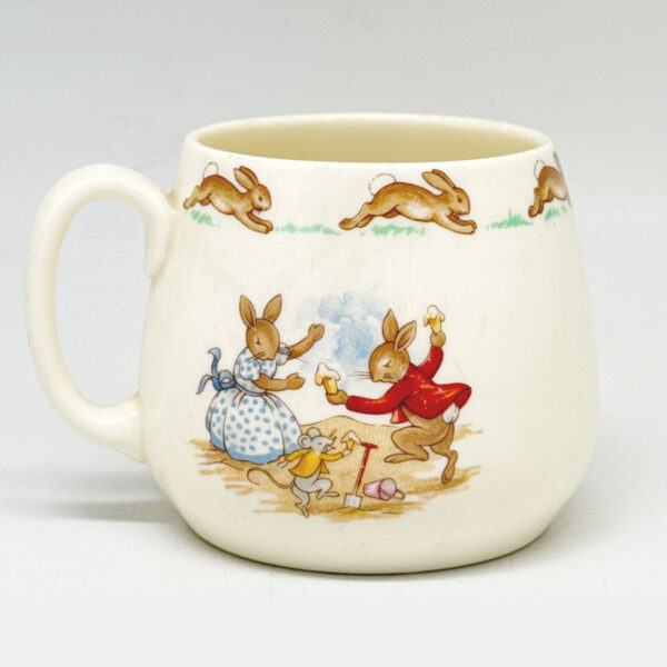 Royal Doulton Christening Bunnykins Mug Punch and Judy