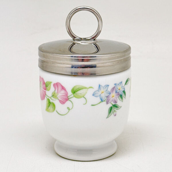 Royal Worcester Egg Coddler Pink and Blue Floral
