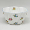 Shelley Rosebud Dainty Shape Tea Sugar Bowl Blue Trim