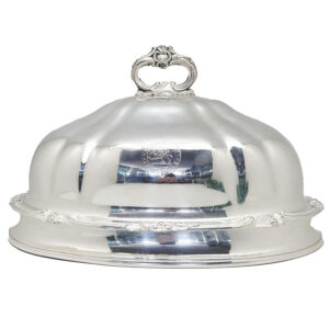 Silver Plated Meat Dome Cloche Victorian