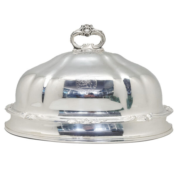 Silver Plated Meat Dome Cloche Victorian