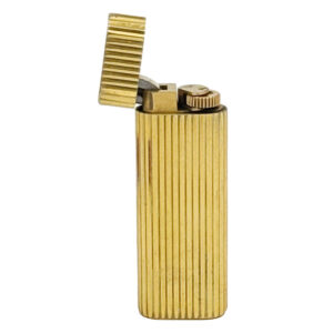 Vintage Must De Cartier Gold Plated Lighter C1980