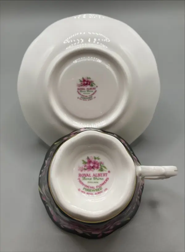 Royal Albert Provincial Flowers Fireweed Tea Duo