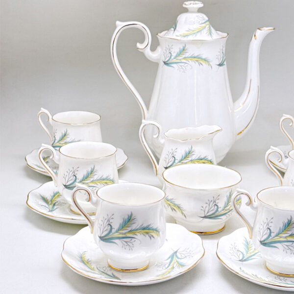 royal-albert-Albert-rendezvous-coffee-set-1 Royal Albert Rendez Vous Coffee Service C1960