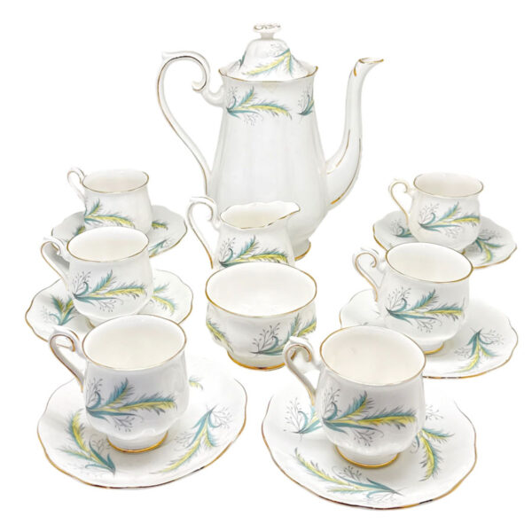 royal-albert-Albert-rendezvous-coffee-set Royal Albert Rendez Vous Coffee Service C1960