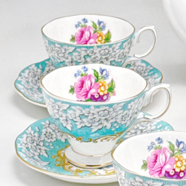 royal-albert-enchantment-coffee-set-3 Royal Albert Enchantment Coffee Service C1950