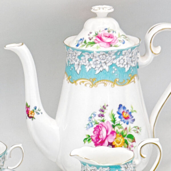 royal-albert-enchantment-coffee-set-4 Royal Albert Enchantment Coffee Service C1950